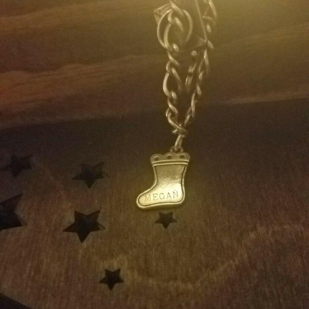 James Avery Megan Name Stocking Christmas Charm